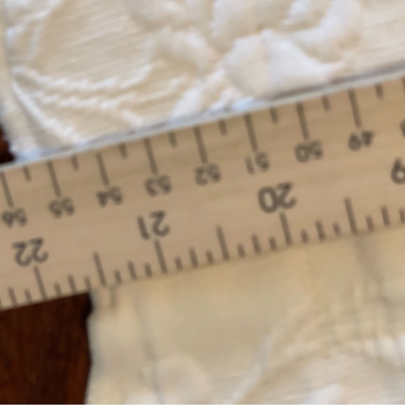 Vtg Spiegel’s scalloped standard ivory sham - Picture 12 of 13